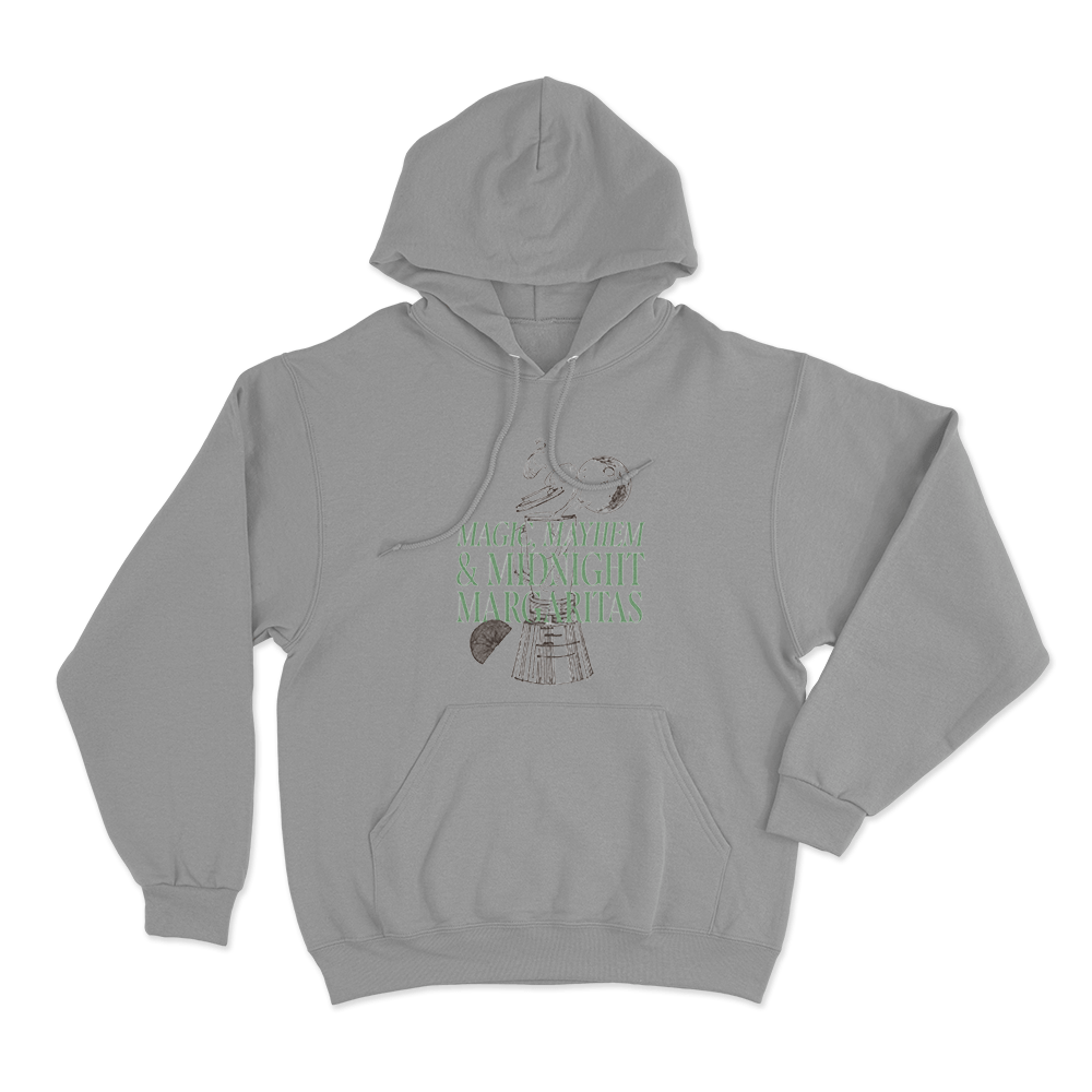 Magic, Mayhem & Midnight Margaritas Unisex Hoodie Grey Magic Mayhem Midnight Margaritas Unisex Hoodie Grey
