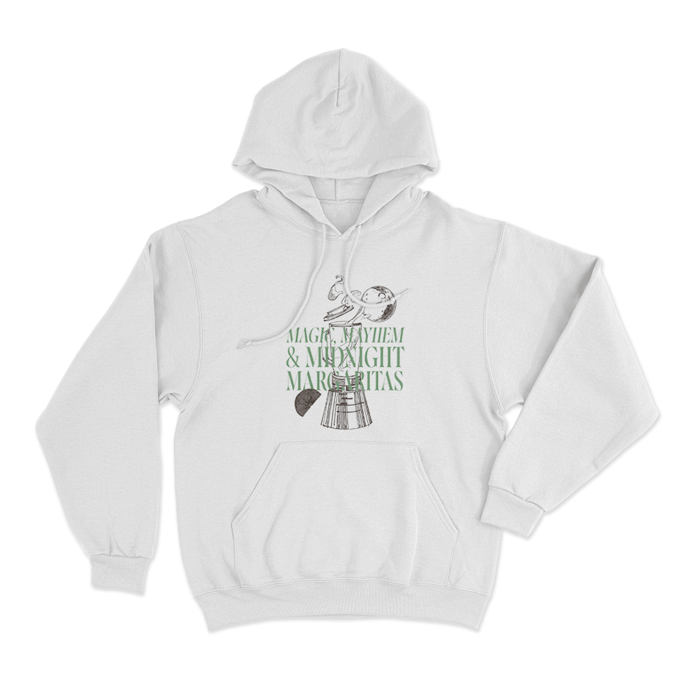 Magic, Mayhem & Midnight Margaritas Unisex Hoodie White Magic Mayhem Midnight Margaritas Unisex Hoodie White