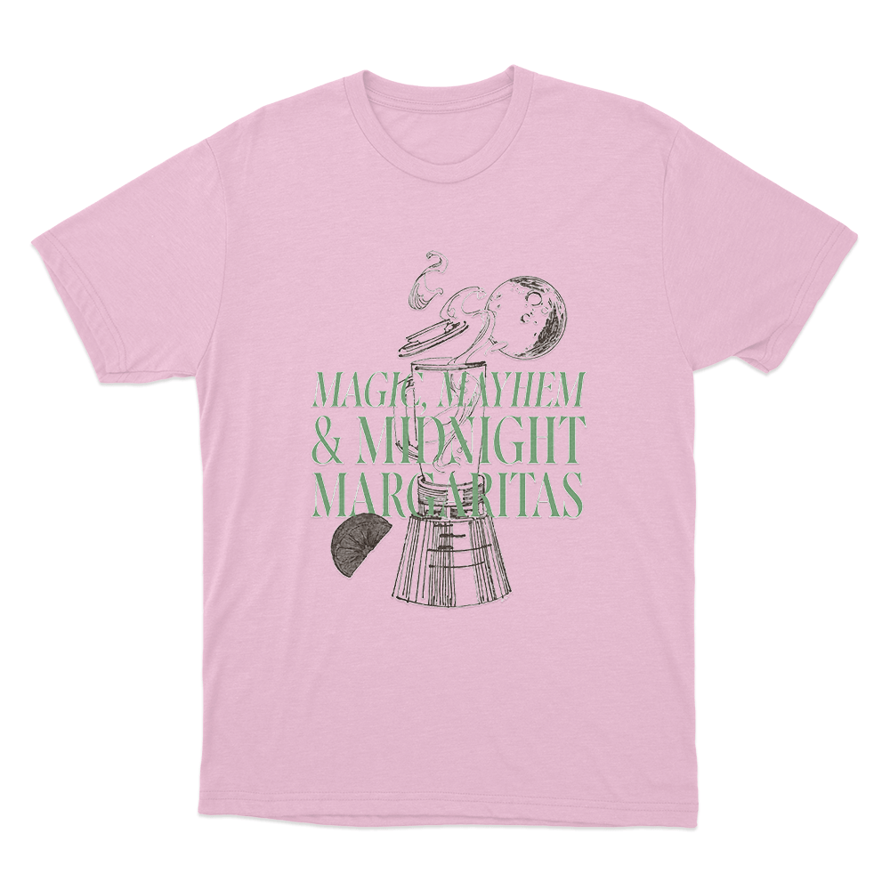 Magic, Mayhem & Midnight Margaritas Unisex T Shirt Pink Magic Mayhem Midnight Margaritas Unisex T Shirt Pink