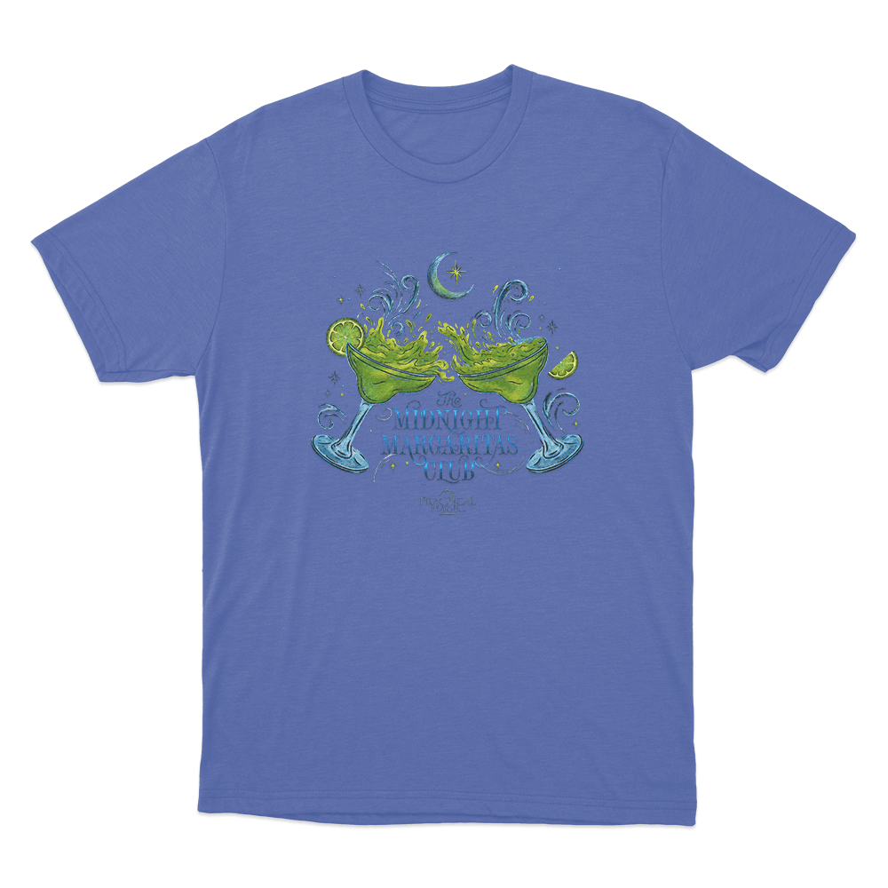 Midnight Margaritas Club Unisex T Shirt Blue Midnight Margaritas Club Unisex T Shirt Blue