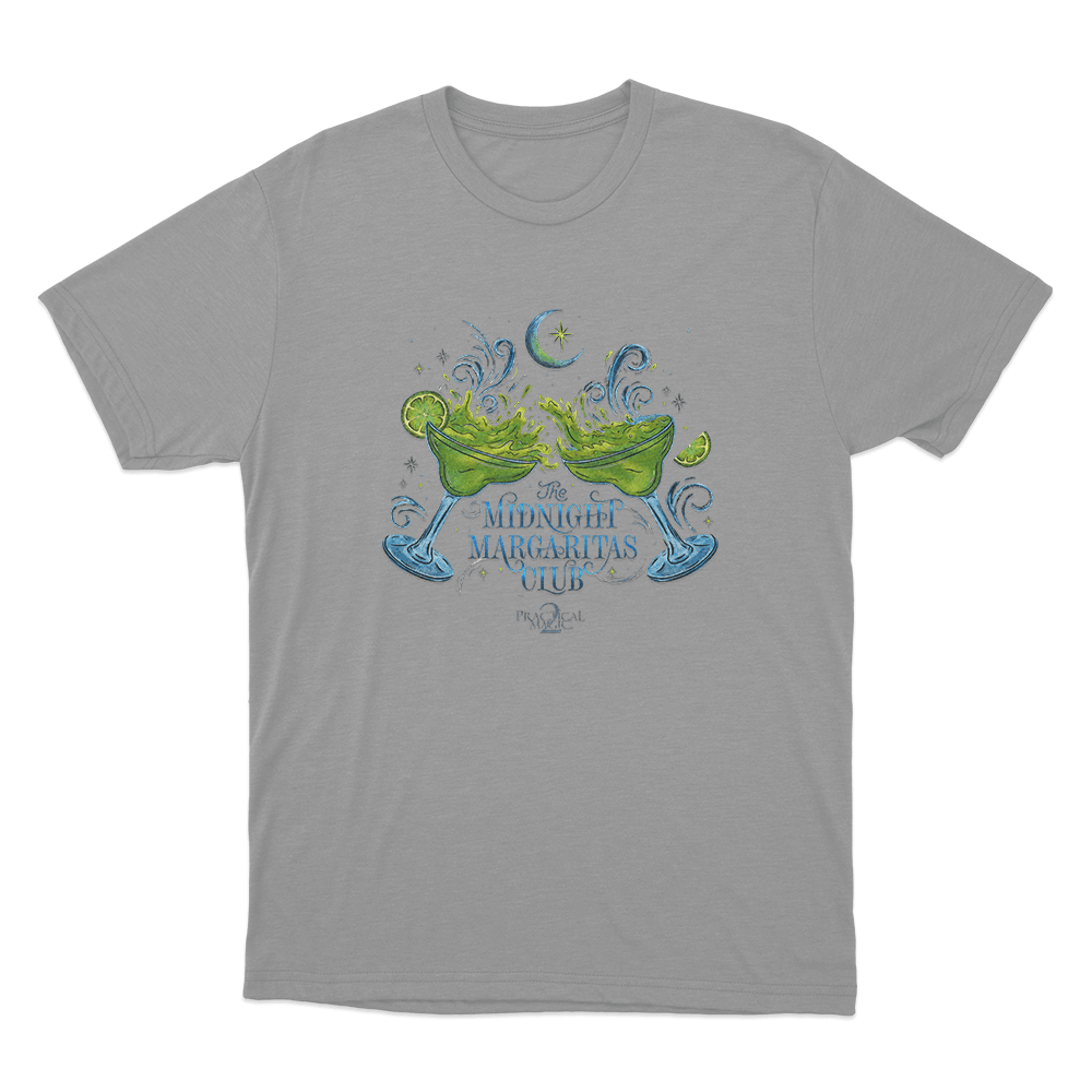 Midnight Margaritas Club Unisex T Shirt Grey Midnight Margaritas Club Unisex T Shirt Grey