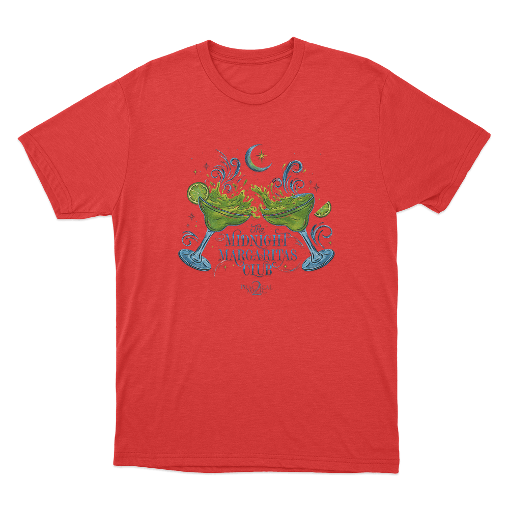 Midnight Margaritas Club Unisex T Shirt Red Midnight Margaritas Club Unisex T Shirt Red