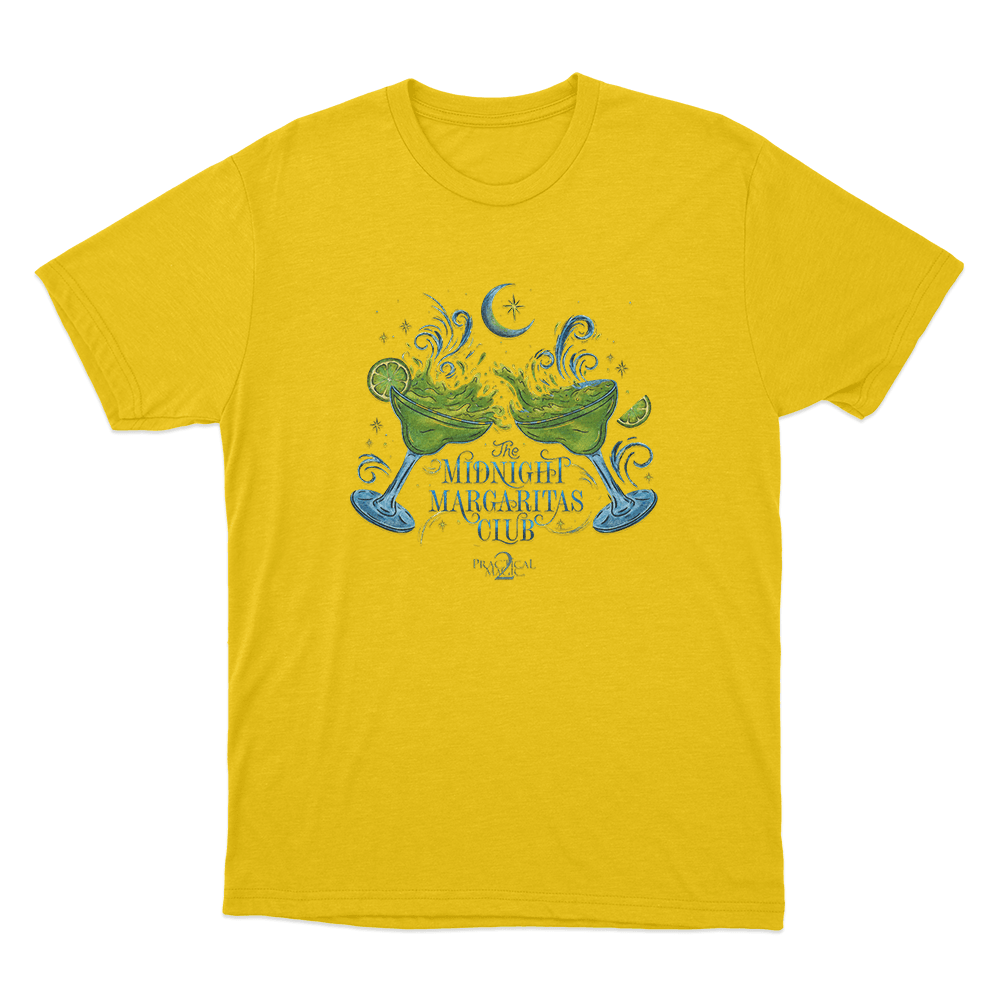 Midnight Margaritas Club Unisex T Shirt Yellow Midnight Margaritas Club Unisex T Shirt Yellow
